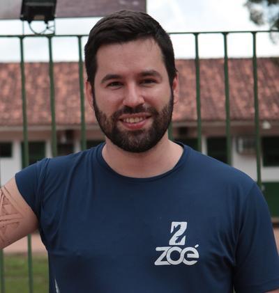 Retrato de Marcel Seixas, que é um voluntário da ONG Zoé.